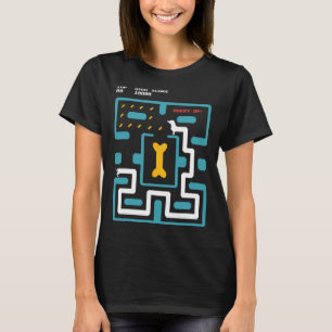Retro-Spielekonsole Videospiel Hund 80er Arcade T-Shirt