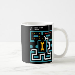 Retro-Spielkonsole Videospiel Hund 80er Arcade Kaffeetasse