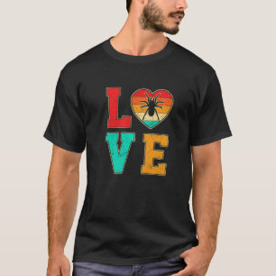 Retro-Spinne Liebe Valentinstag Herz Tiere Lov T-Shirt