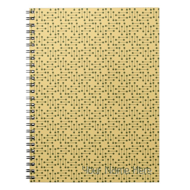 Retro Spiral Notebook Notizblock (Vorderseite)