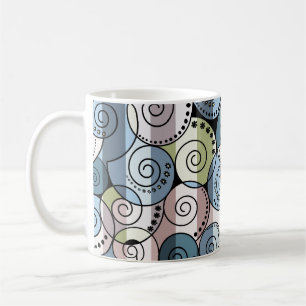 Retro, spiralförmig kaffeetasse