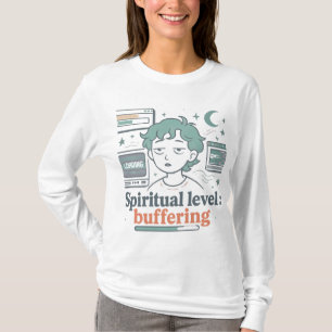 Retro "Spiritueller Level: Puffer" Funny Vintag T T-Shirt