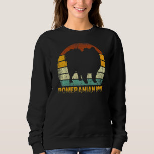 Retro Spitz Mama Dackel Hundebesitzer Mutter Haust Sweatshirt
