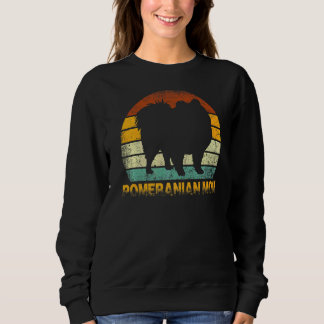 Retro Spitz Mama Dackel Hundebesitzer Mutter Haust Sweatshirt