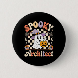 Retro Spooky Architectural Pum Button