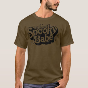 Retro Spooky Babe Kinder Spooky Jahreszeit Hallowe T-Shirt