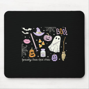 Retro Spooky Boo-tox Crew ästhetische Injektor-Kra Mousepad