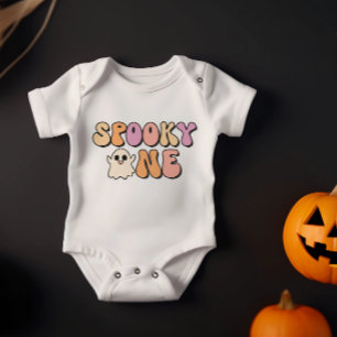 Retro Spooky Ein Geburtstag Baby Strampler