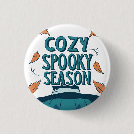 Retro Spooky Pumpkin Halloween Gemütliche Spooky J Button