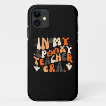 Retro Spooky Teacher Era Halloween