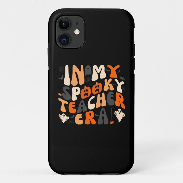 Retro Spooky Teacher Era Halloween Case-Mate iPhone Hülle (Rückseite)