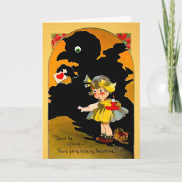 Retro Spooky Valentine's Day Card Feiertagskarte