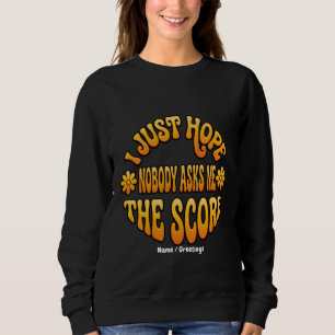 Retro-Sport, hoffentlich fragt mich niemand nach d Sweatshirt