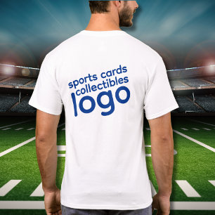 Retro-Sportkarten-Geschäftslogo T-Shirt
