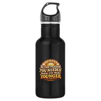 Retro-Sportwasserflasche Edelstahlflasche