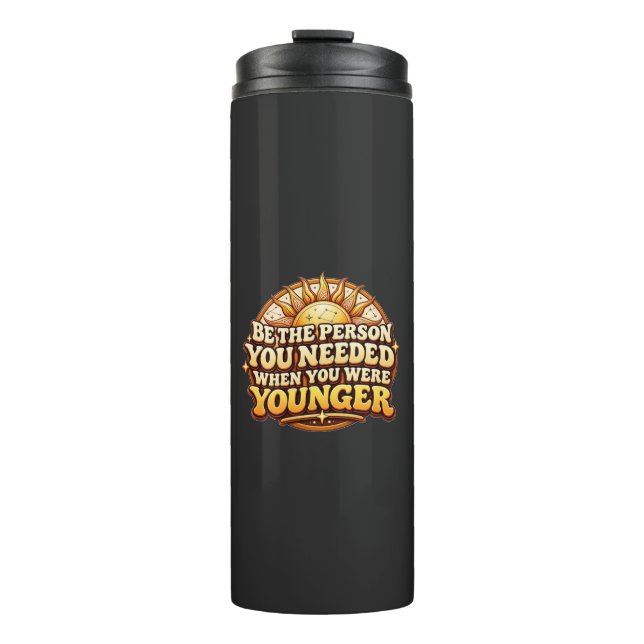 Retro-Sportwasserflasche Thermosbecher (Vorderseite)