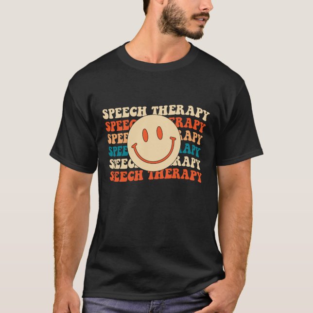 Retro-Sprachtherapie Niedlich T-Shirt (Vorderseite)