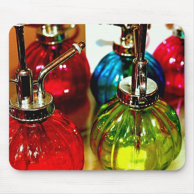 Retro Spray füllt Mausunterlage ab Mousepad (Vorne)