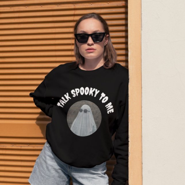 Retro spricht mit mir Cooles Geisterhaus Sweatshirt (Von Creator hochgeladen)