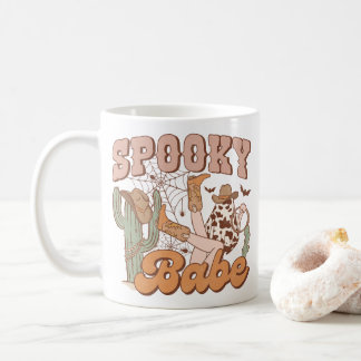 Retro-"Spuk-Babe"-Western-Ästhetik Kaffeetasse