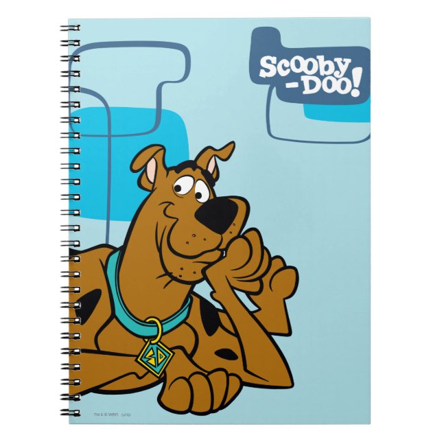 Retro Squares Scooby-Doo ablegen Notizblock (Vorderseite)