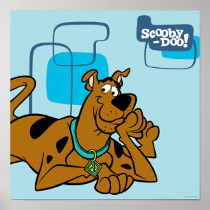 Retro Squares Scooby-Doo ablegen Poster