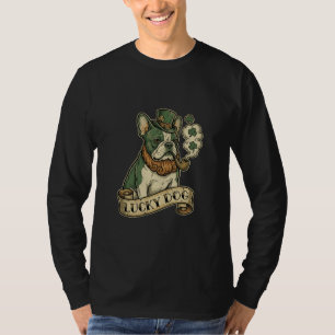Retro St. Patrick's Day Französische Bulldogge "Lu T-Shirt