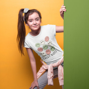 Retro St Patrick's Lucky Vibe T - Shirt