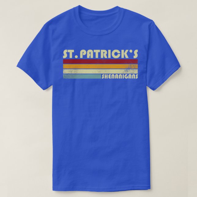 Retro St Patricks Shenanigans T-Shirt (Design vorne)