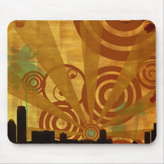 Retro Stadt Mousepad