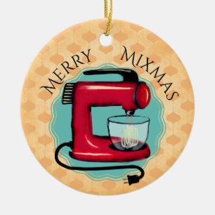 Retro Stand Mixer Backbäckerei Weihnachtsschmuck