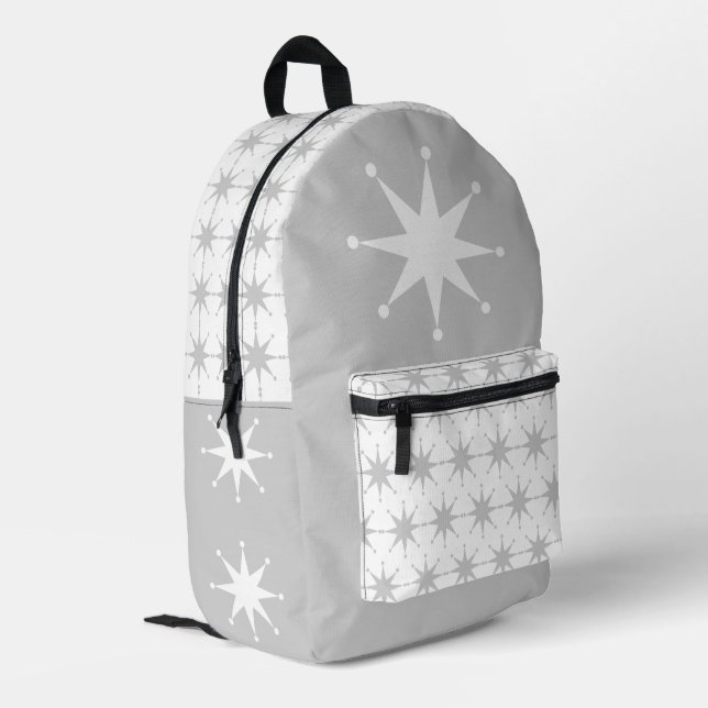 Retro Star Bedruckter Rucksack (Rückseitige Ecke links)
