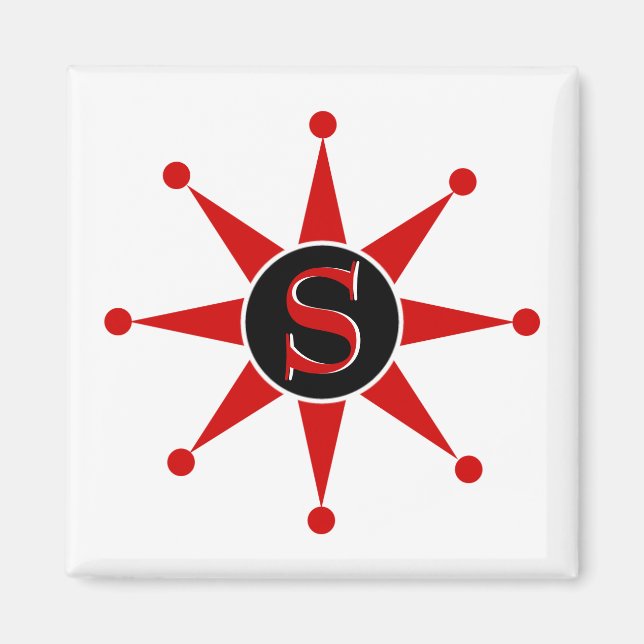 Retro Star Magnet (Vorne)