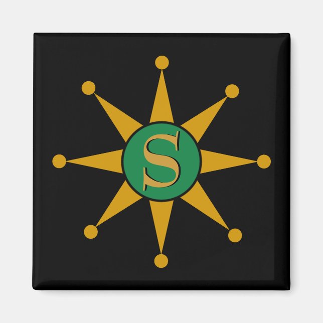 Retro Star Magnet (Vorne)