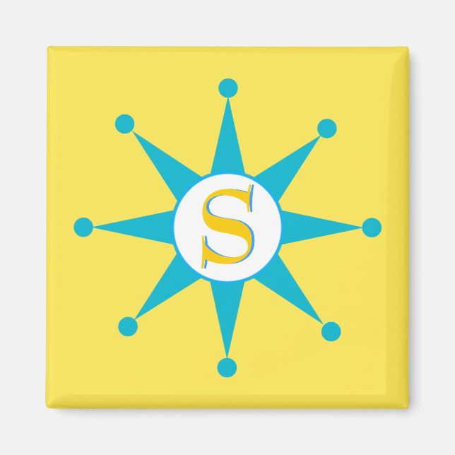 Retro Star Magnet (Vorne)