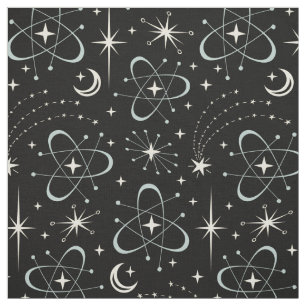 Retro Starfield Stoff