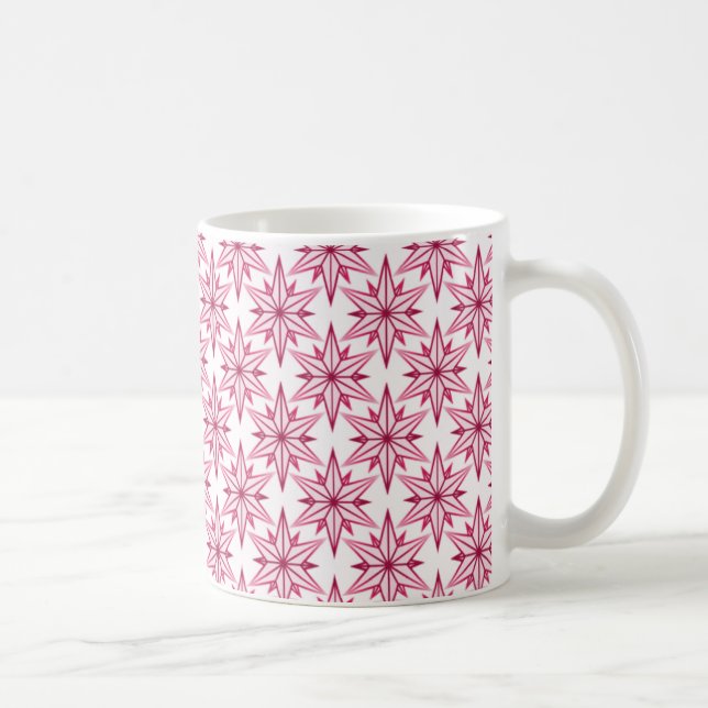 Retro Starlight Tasse, Magenta Tasse (Rechts)
