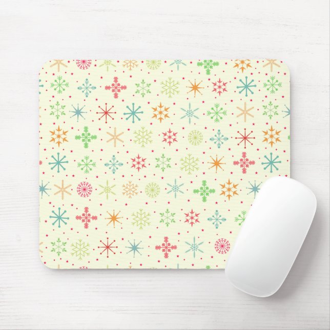 Retro Stars Mousepad (Mit Mouse)