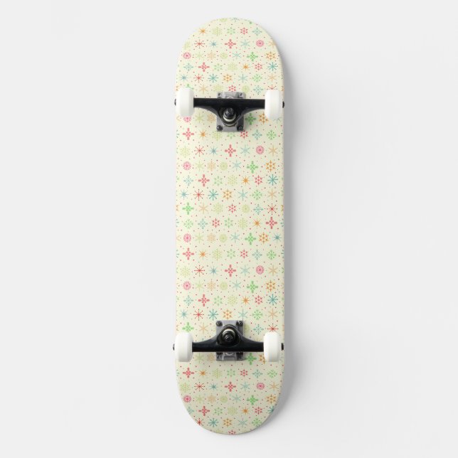 Retro Stars Skateboard (Vorderseite)