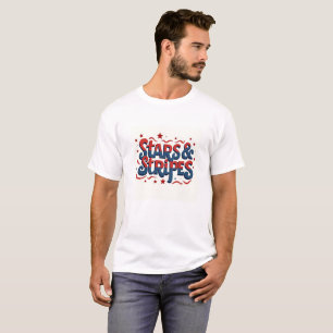 Retro-Stars-&-Stripes-T-Shirt T-Shirt