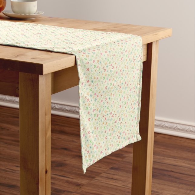 Retro Stars Table Runner Großer Tischläufer (Beispiel)