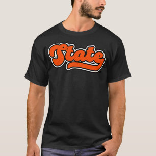 Retro State Script Oklahoma Stolz T-Shirt