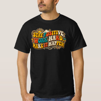 Retro Stay Positive T-Shirt