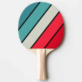Retro Stealth Rainbow Bold gestreift Tischtennis Schläger