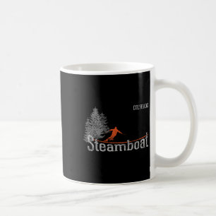Retro Steamboat Colorado Unruhiges Skifahren Kaffeetasse