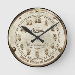 Retro Steampunk-Stilnachbildung Runde Wanduhr