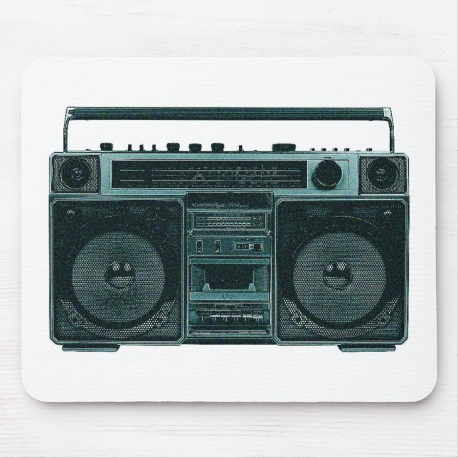 Retro-Stereo-Mauspad Mousepad (Vorne)