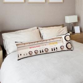 Retro Stereo Tuner Seitenschläferkissen