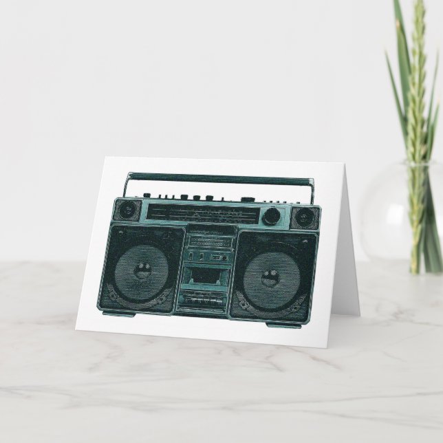 Retro Stereokarte Karte (Vorderseite)