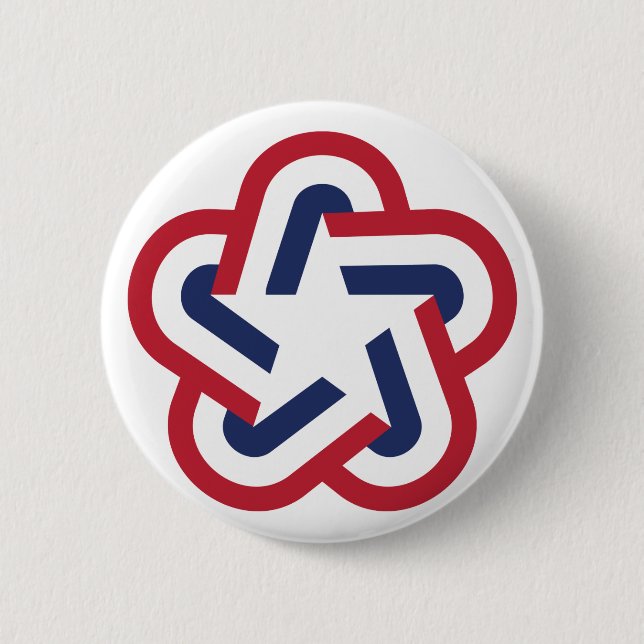 Retro-Stern Button (Vorderseite)